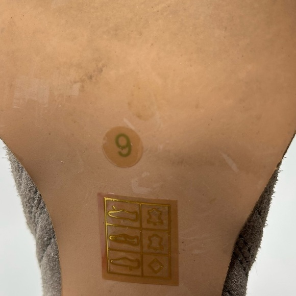 Jeffrey Campbell 'Rosalee Cutout Booties Women's Size 9 Light Brown Suede. - Picture 11 of 12